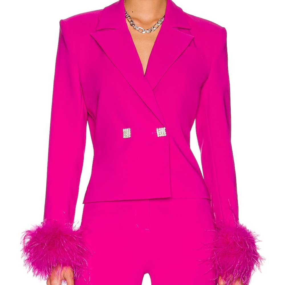 Elisha blazer in fuschia like new